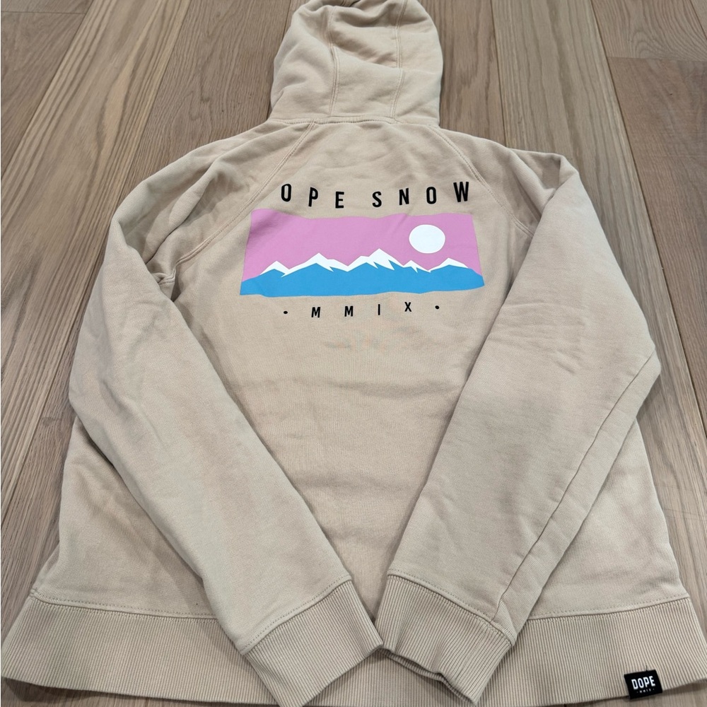 DOPE Snow Beige Hoodie